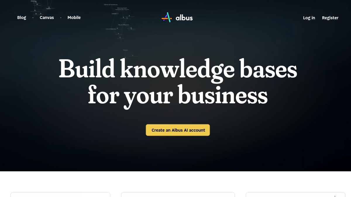 Albus AI官网截图