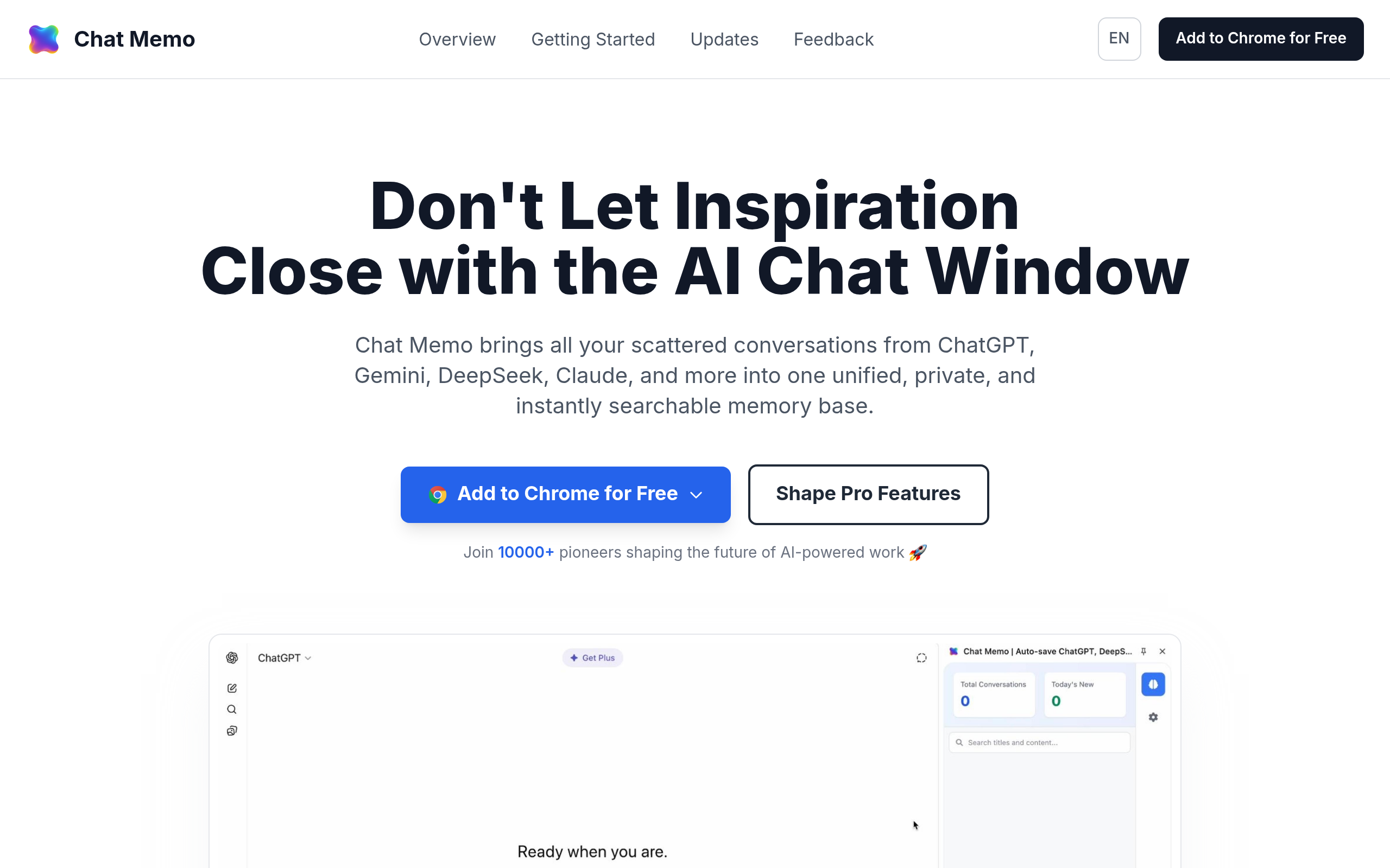 Chat Memo官网截图