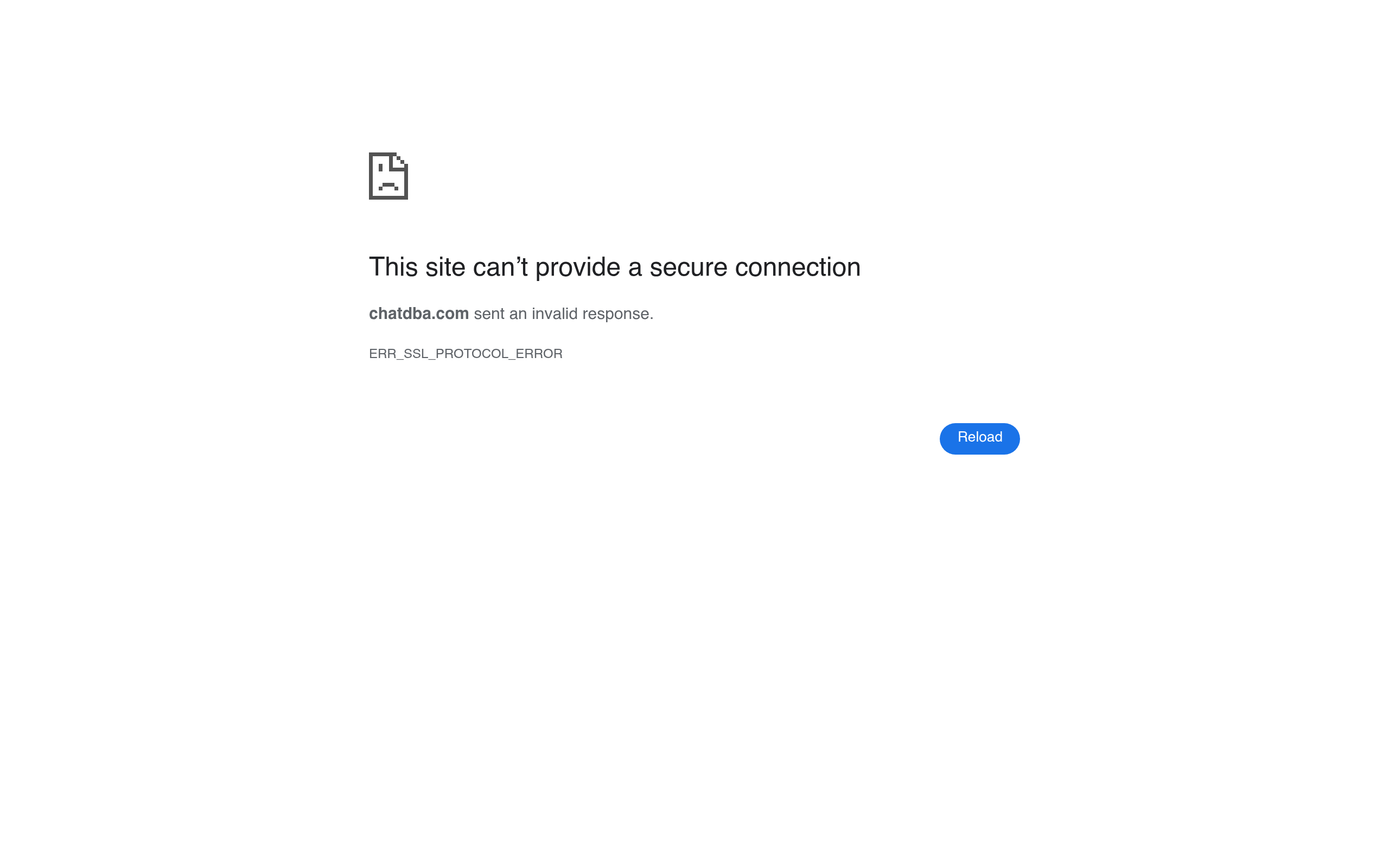 ChatDBA官网截图