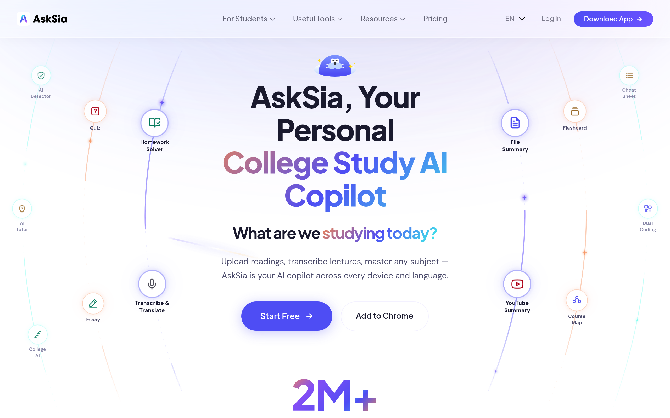 Asksia AI官网截图