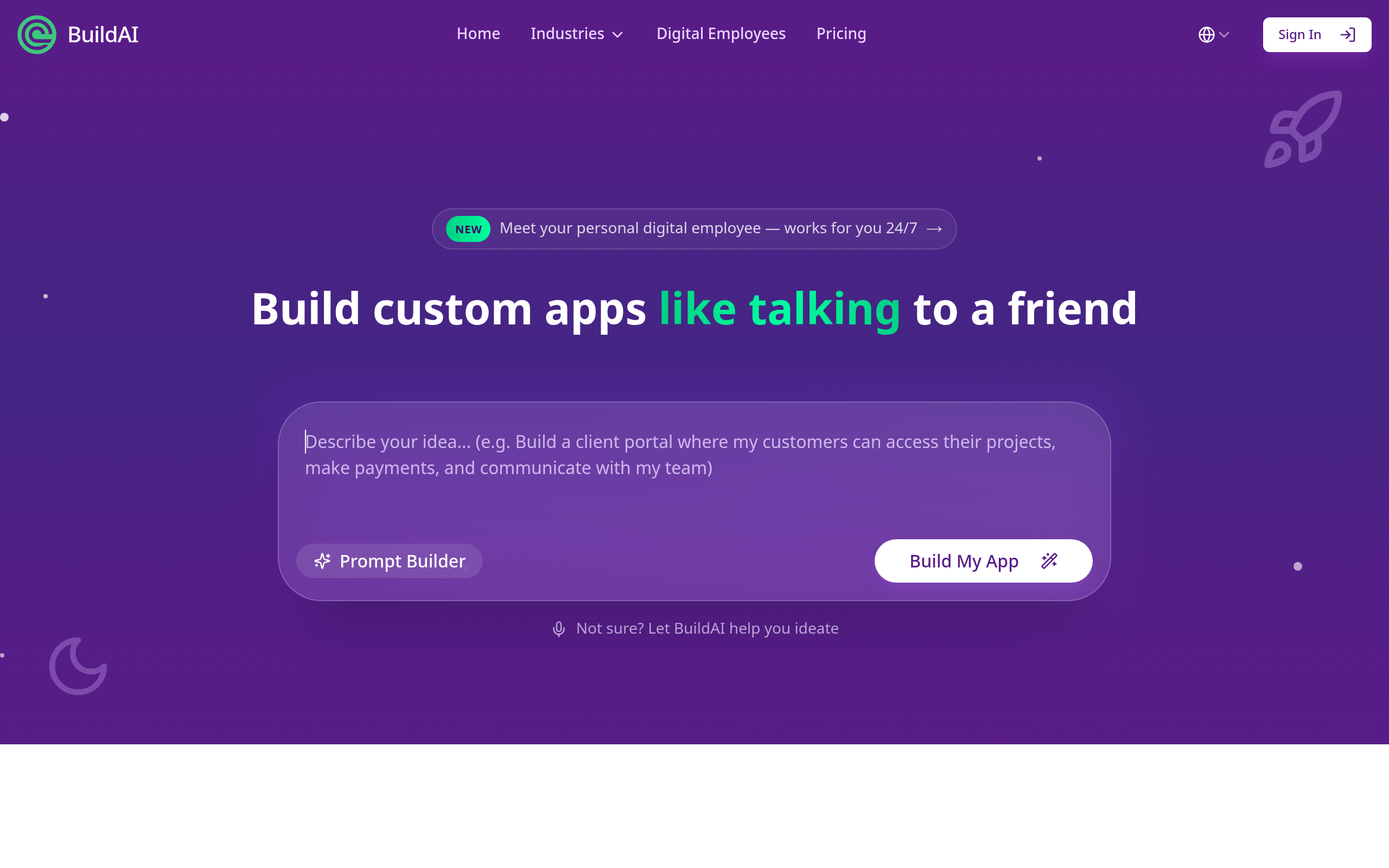 BuildAI官网截图