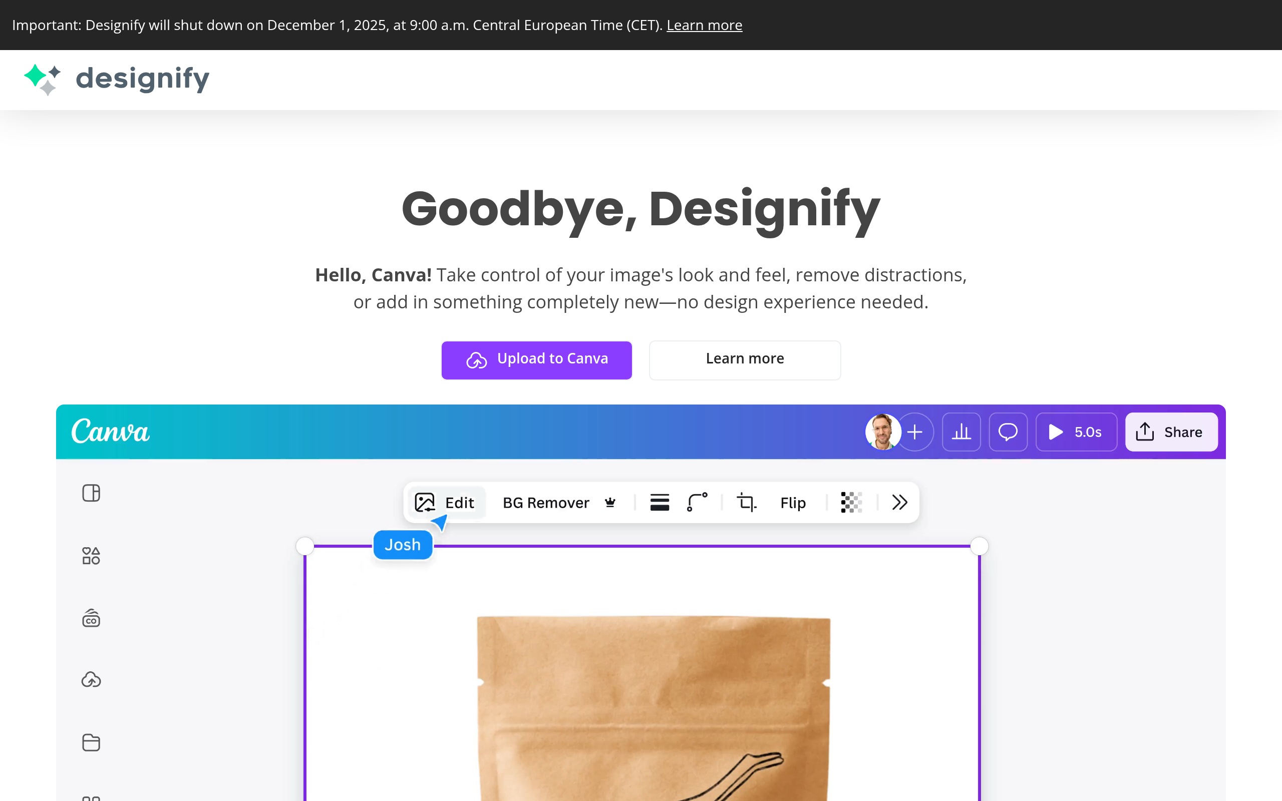 Designify官网截图