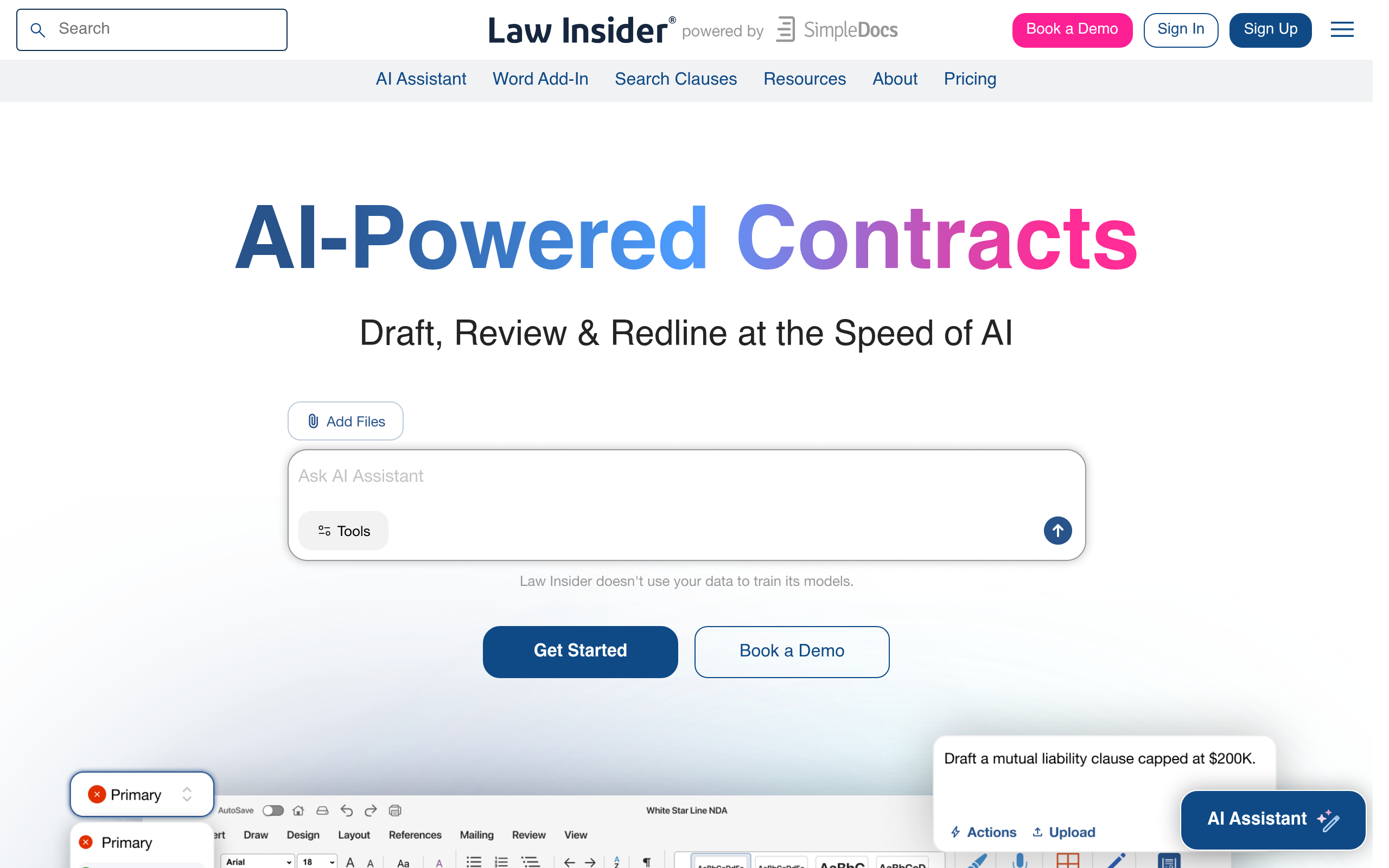 Law Insider官网截图