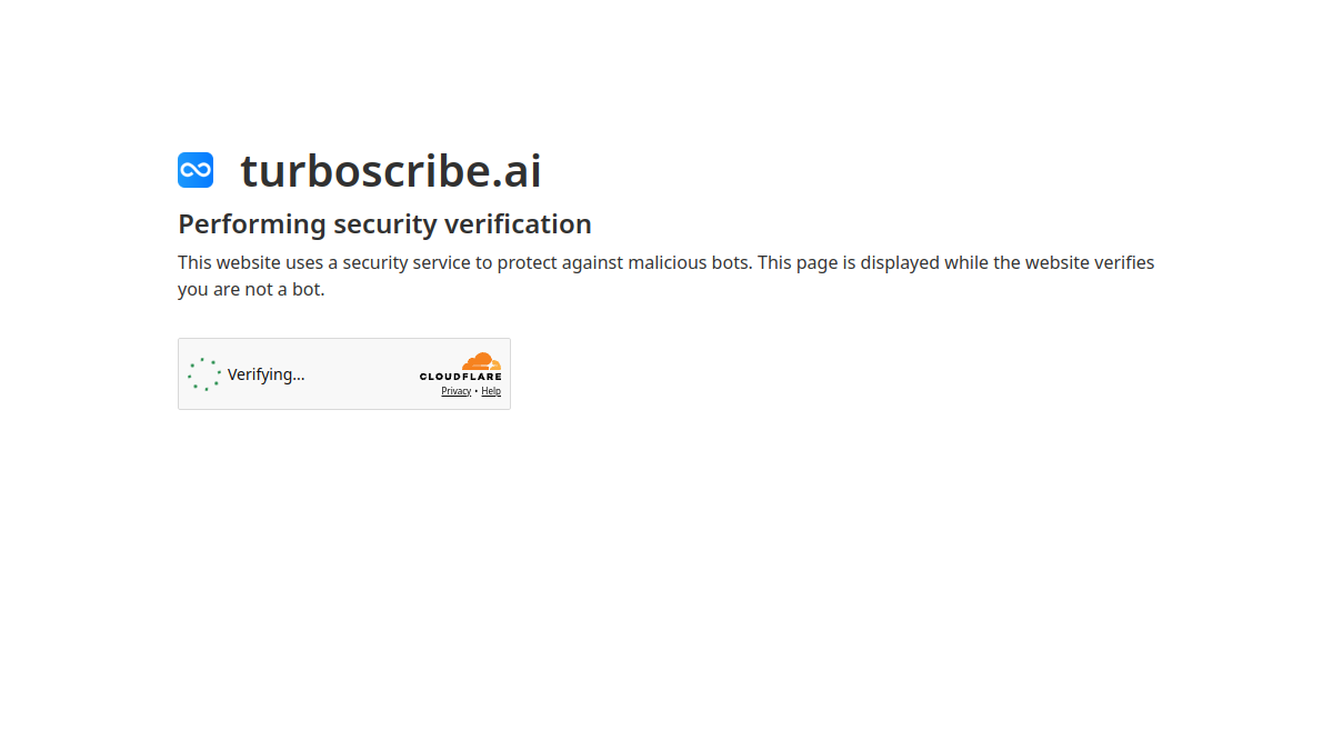 TurboScribe官网截图