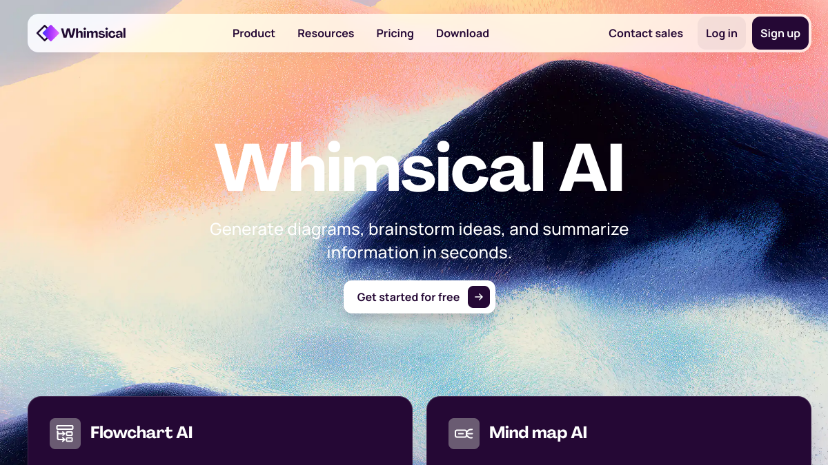 Whimsical AI官网截图