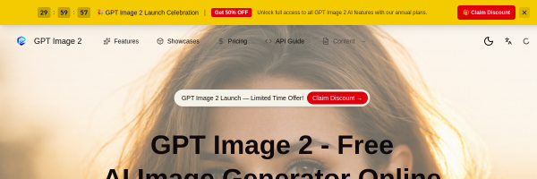 GPT Image 2官网截图