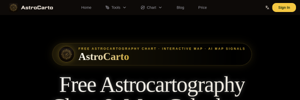 Astrocartography AI官网截图