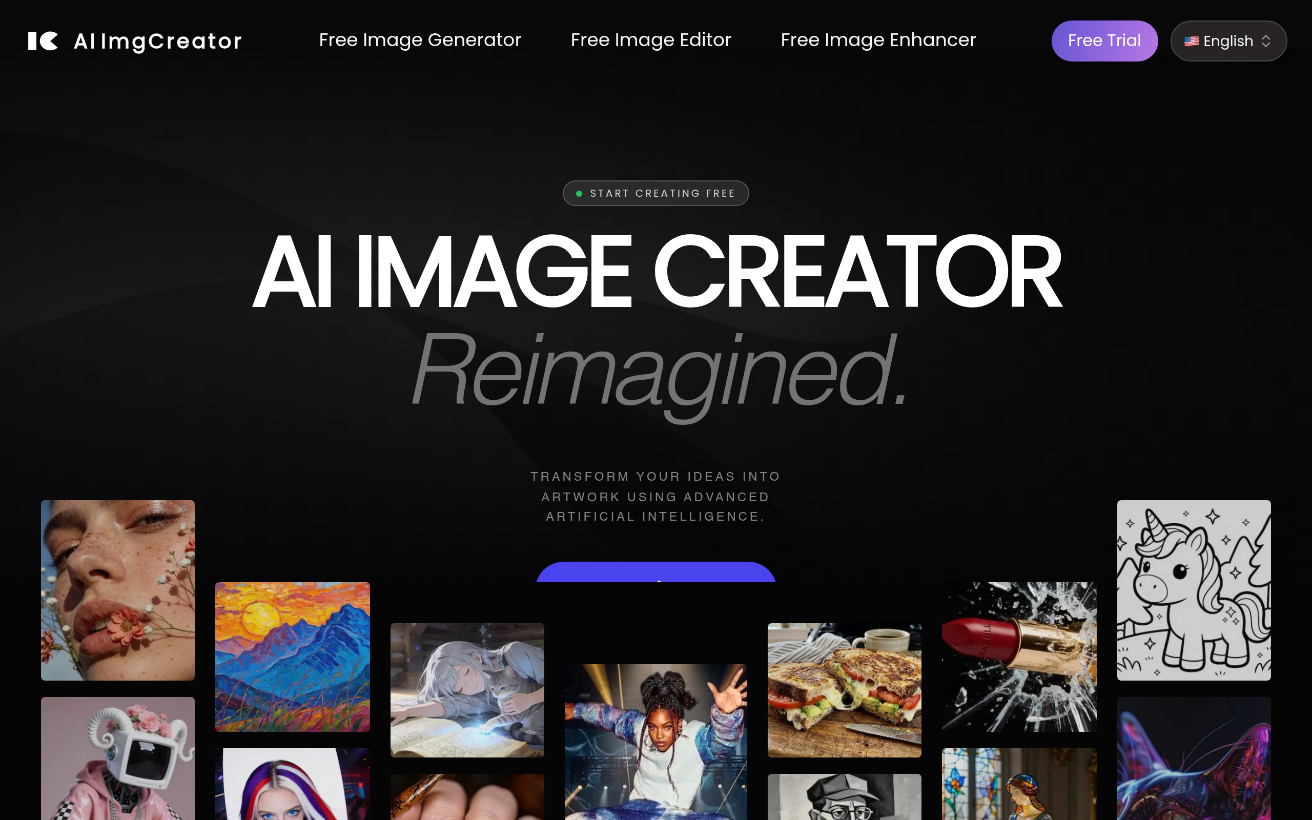 AI Image Creator官网截图