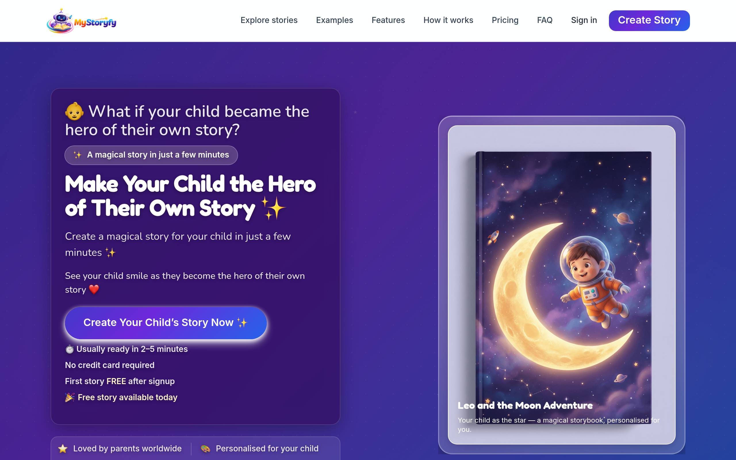 MyStoryfy官网截图