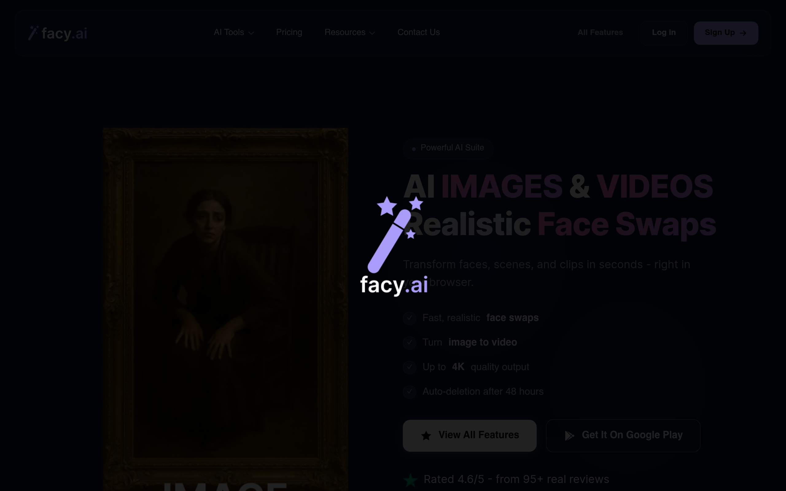 Facy官网截图