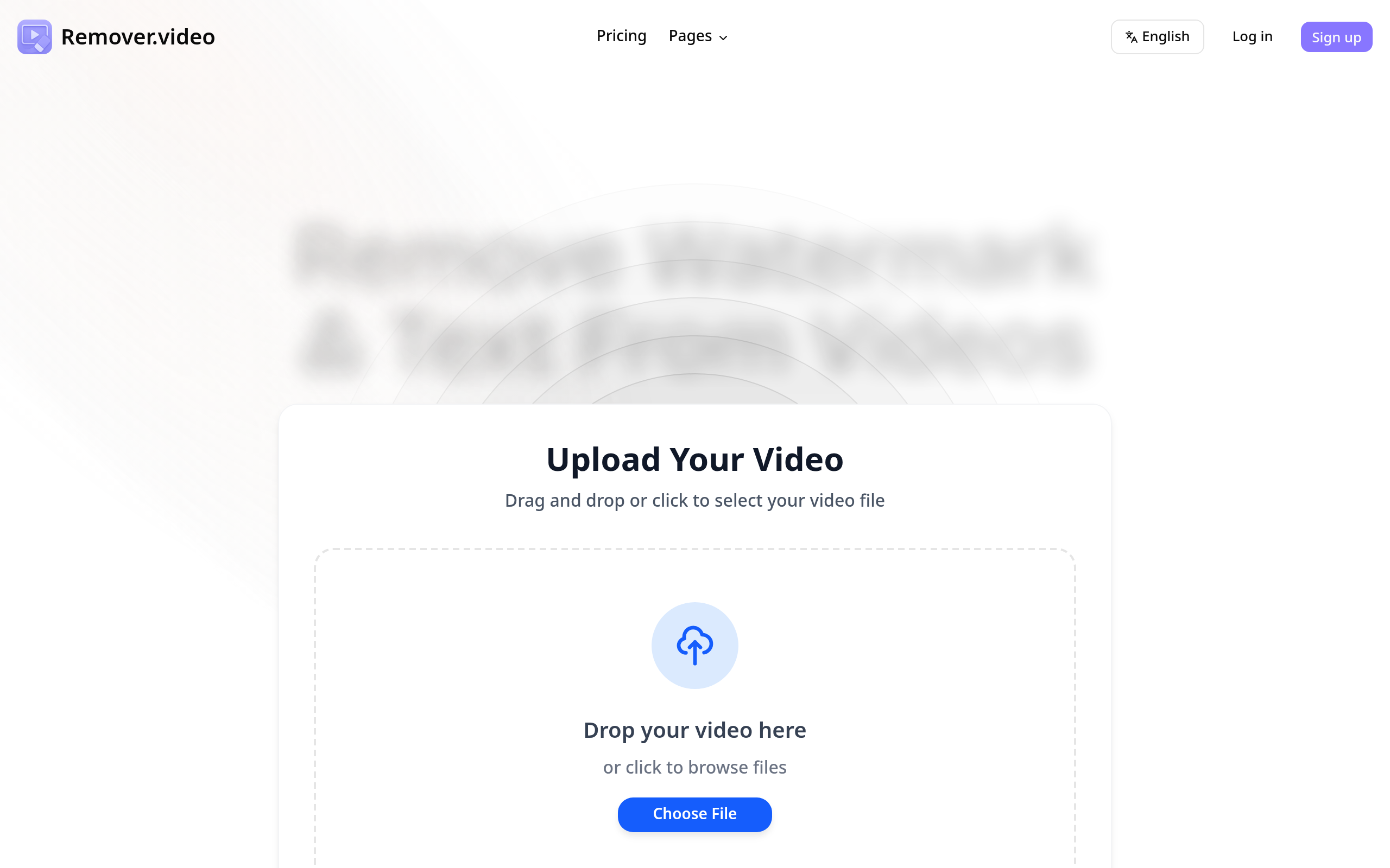 Remover.video官网截图