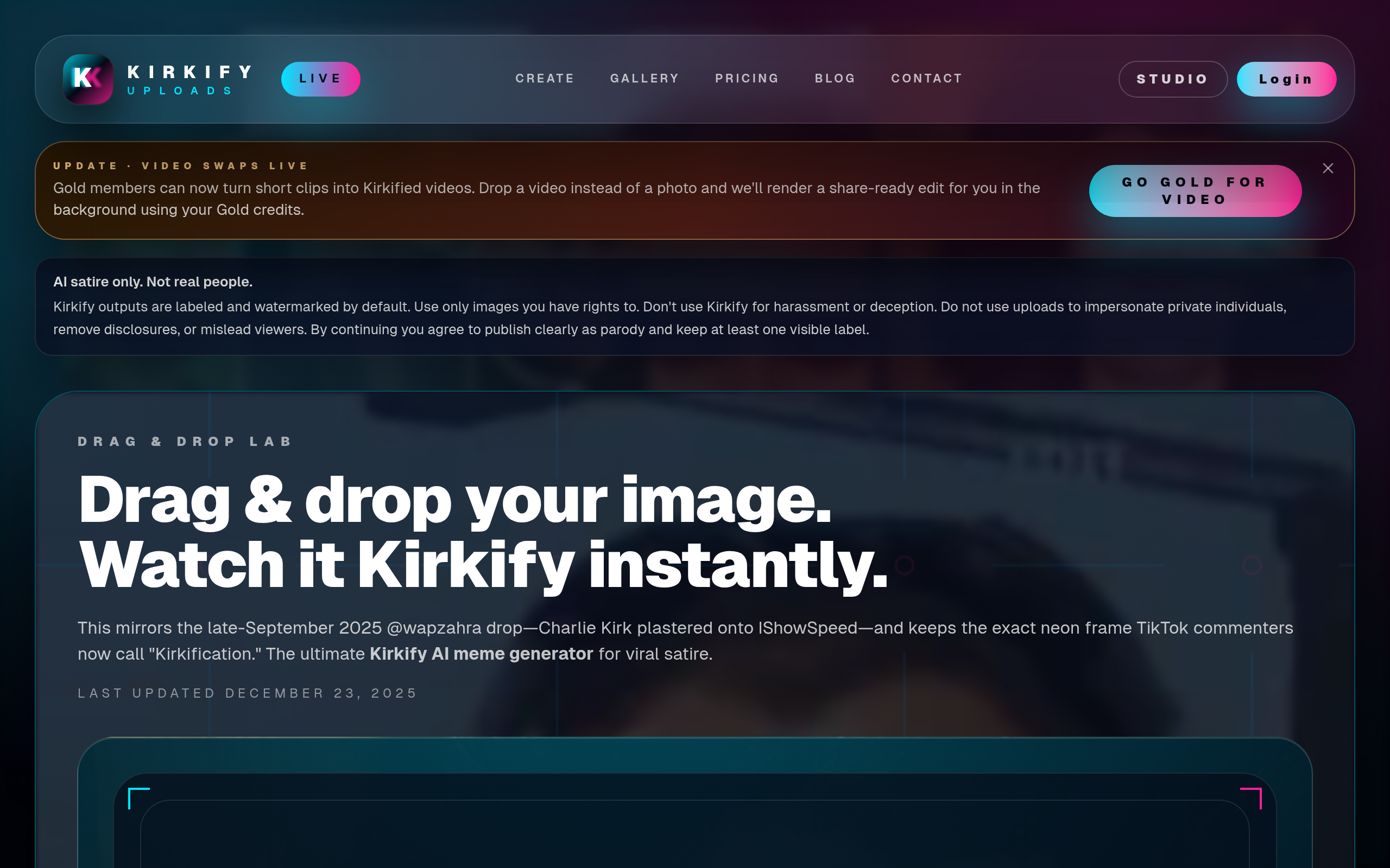 Kirkify官网截图