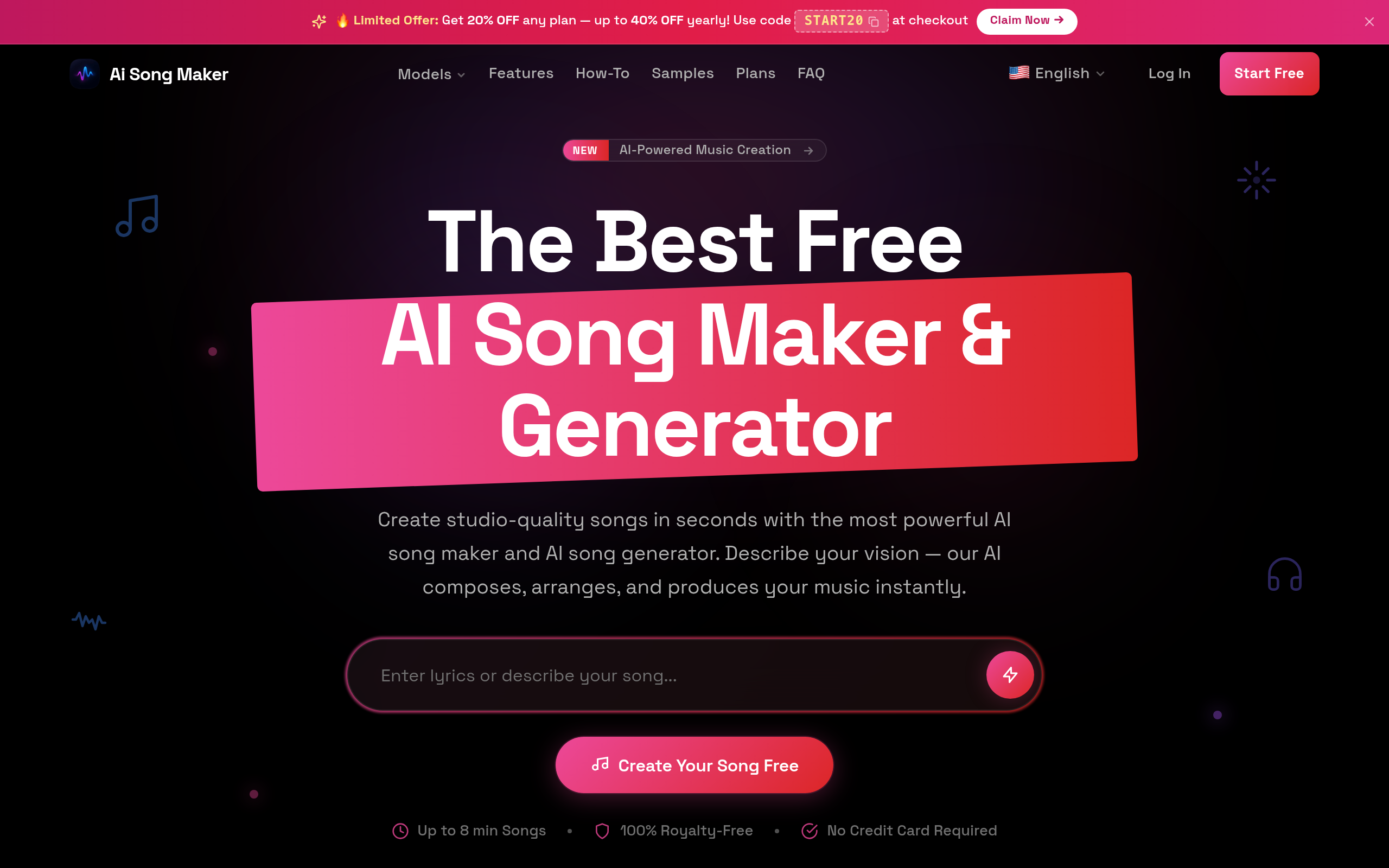 AI Song Maker官网截图
