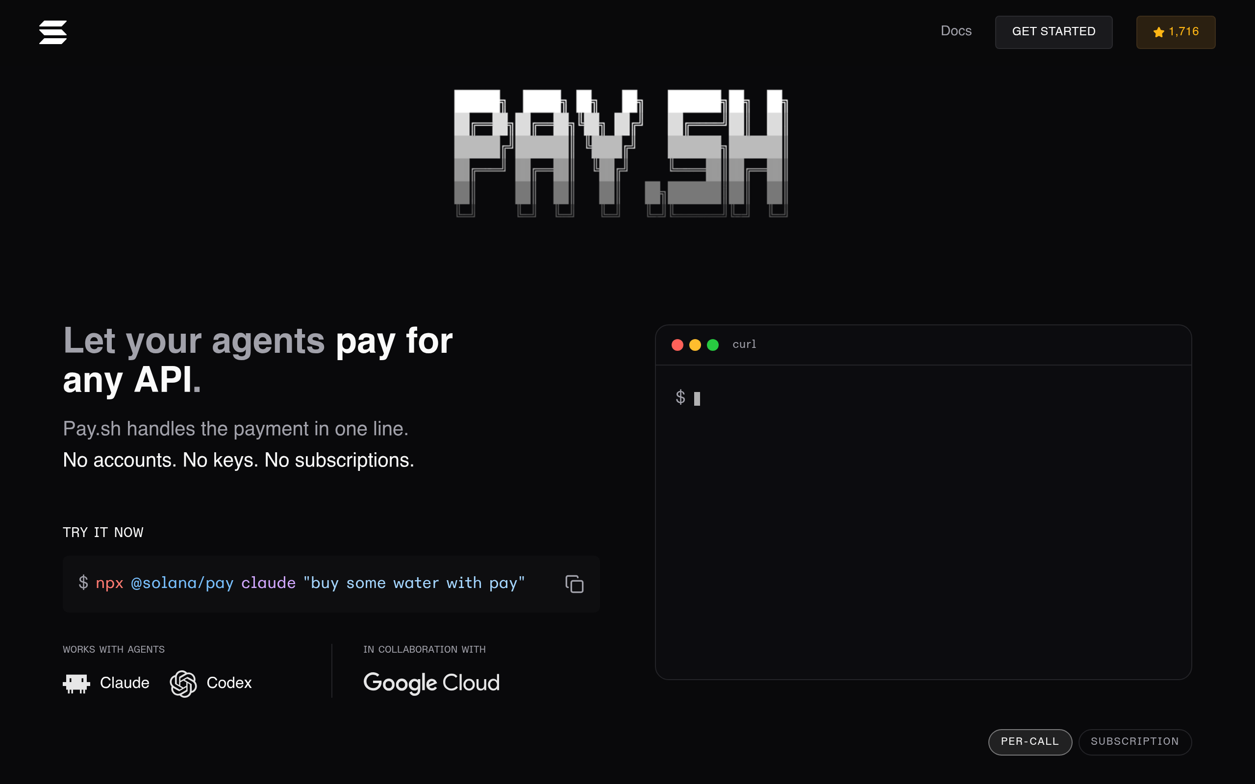 pay.sh官网截图