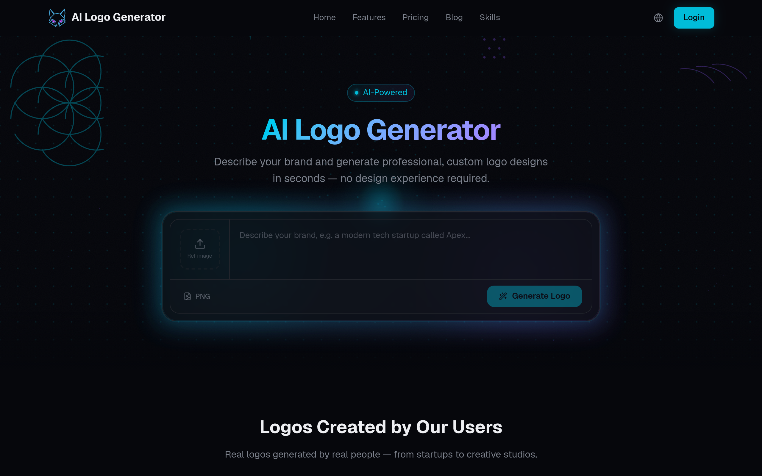 AI Logo Generator官网截图