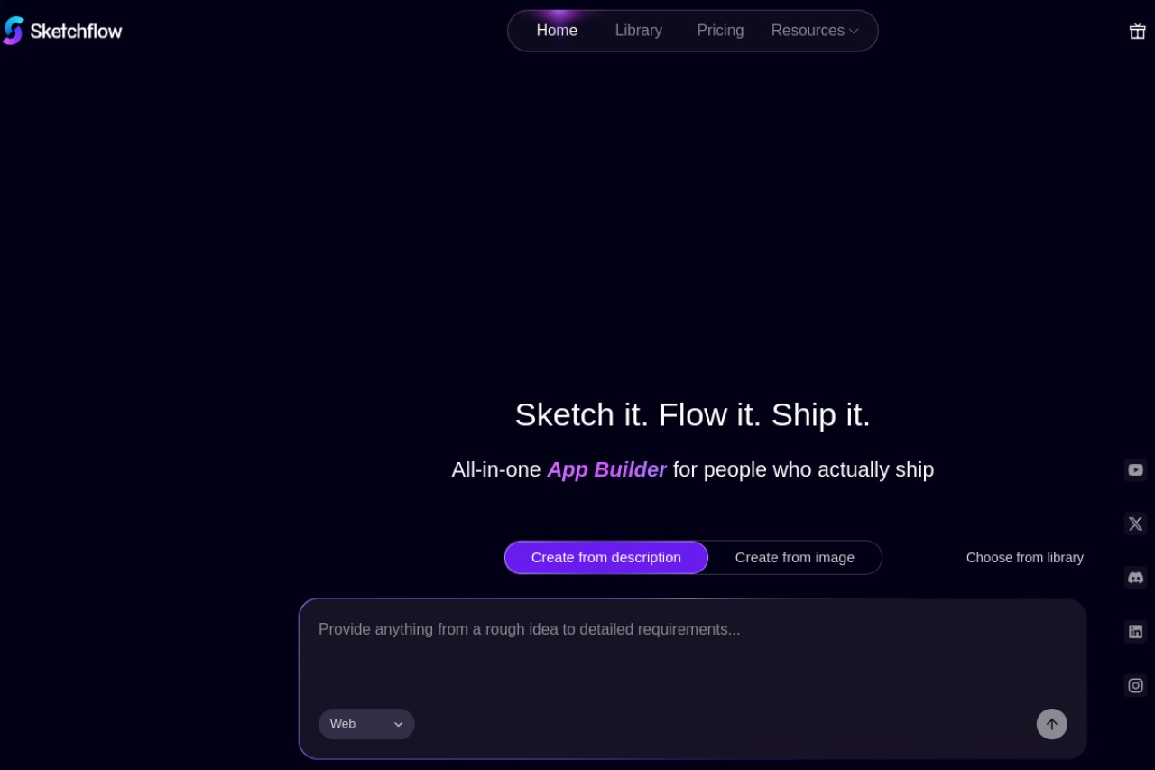 Sketchflow.ai官网截图
