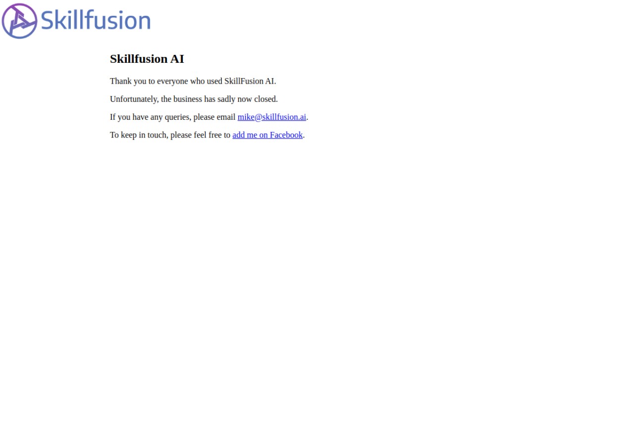 Skillfusion官网截图