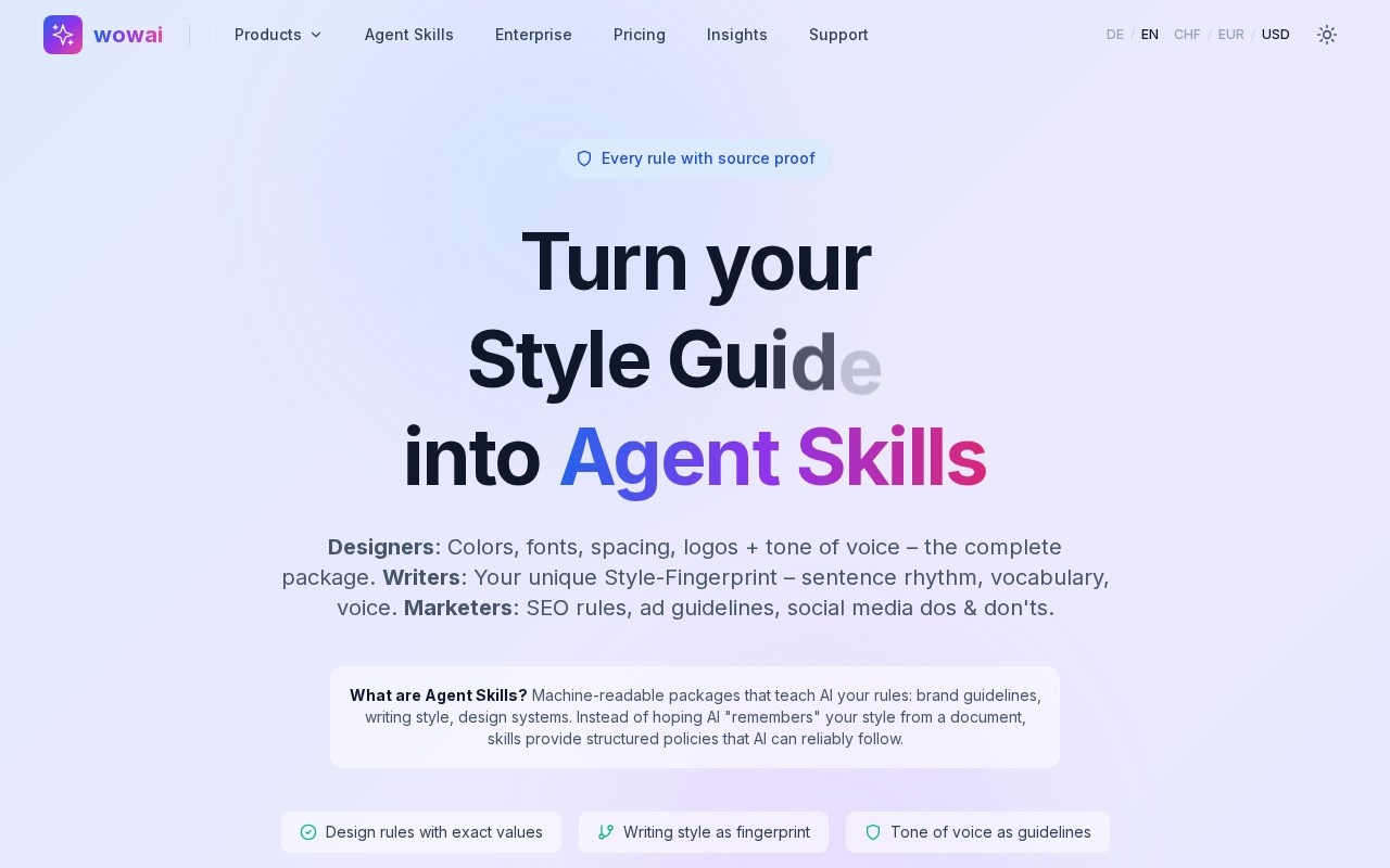 SkillsConverter – Turn your brand manual into an AI-ready Skill Pack官网截图