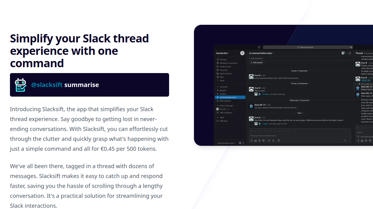 Slacksift官网截图