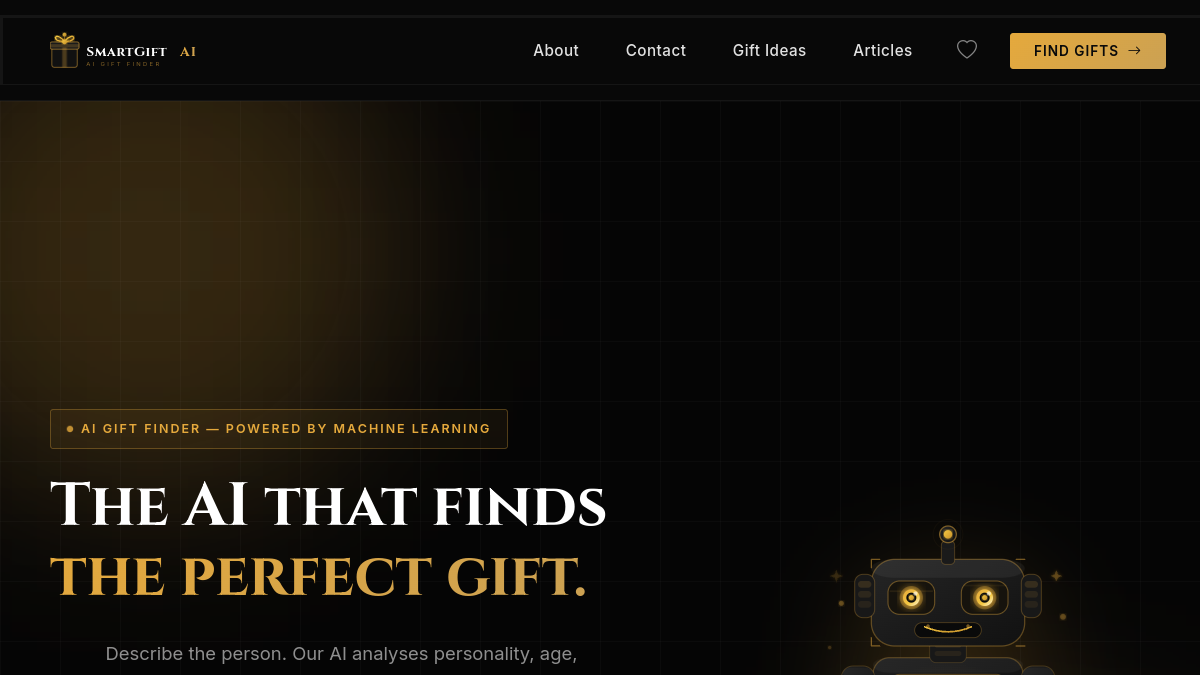 Smart Gift AI官网截图