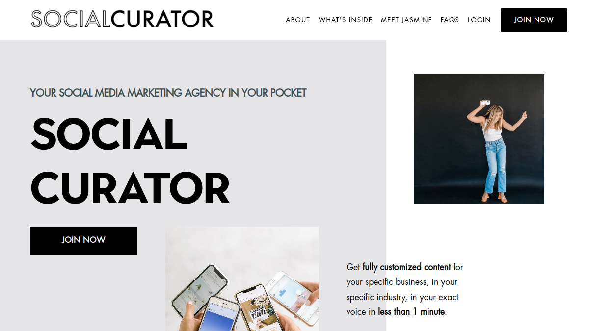 Social Curator官网截图