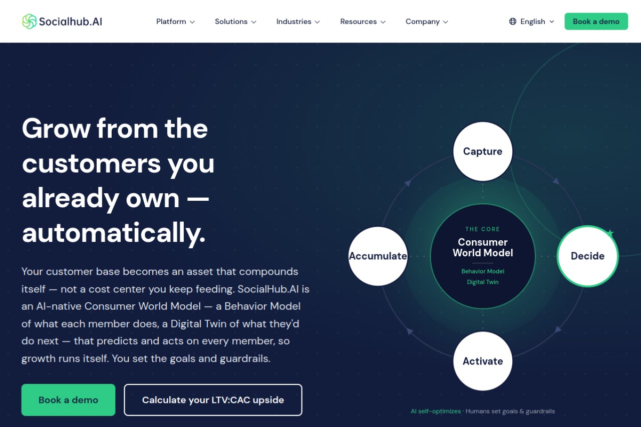 SocialHub.AI官网截图
