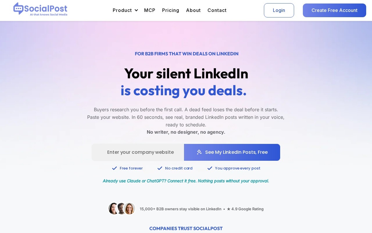 SocialPost官网截图