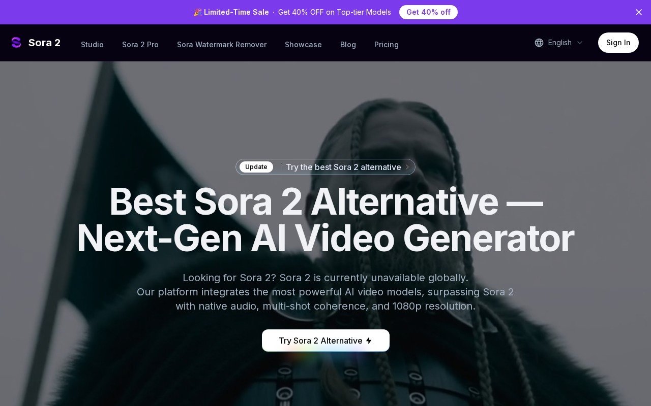 Sora 2官网截图