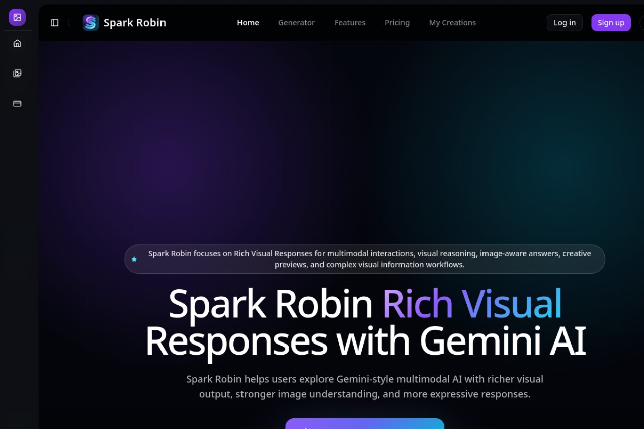 Spark Robin官网截图