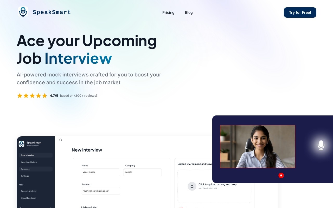 SpeakSmart官网截图