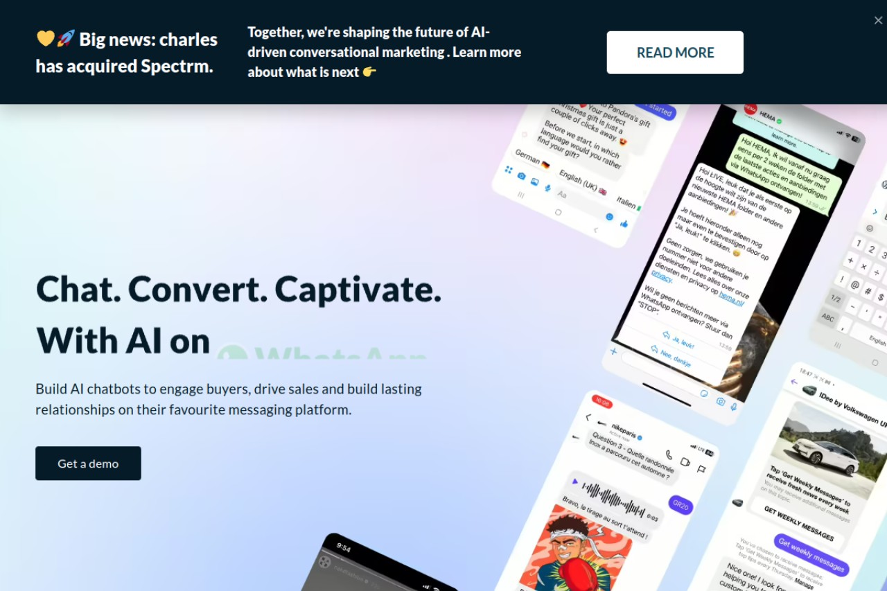 Spectrm Conversational Marketing Automation Platform官网截图