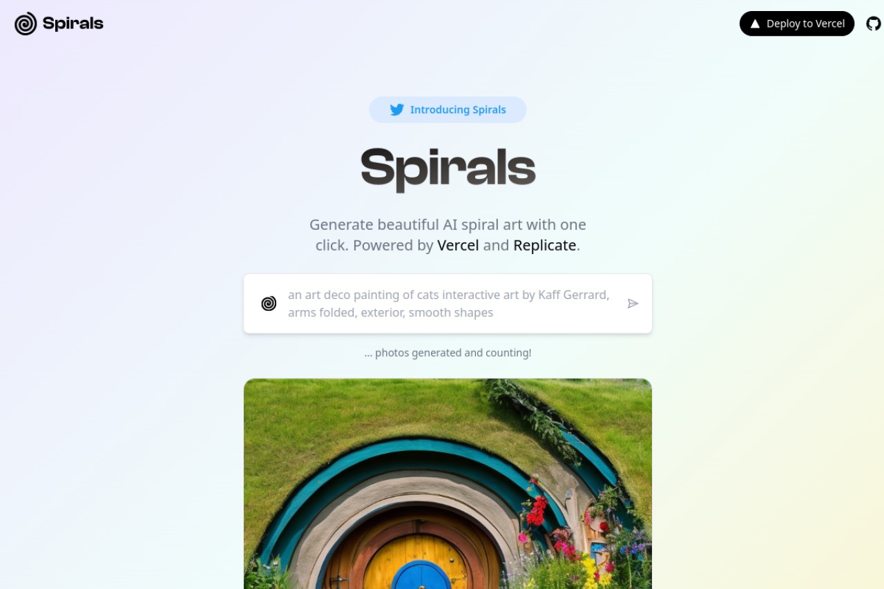 Spirals官网截图