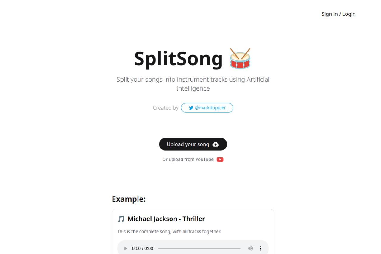 SplitSong官网截图