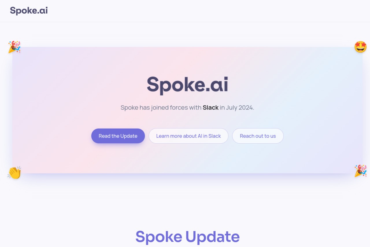 Spoke.ai官网截图