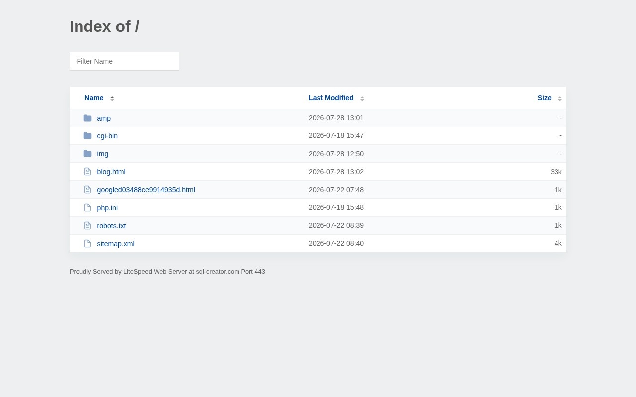SQL CREATOR官网截图