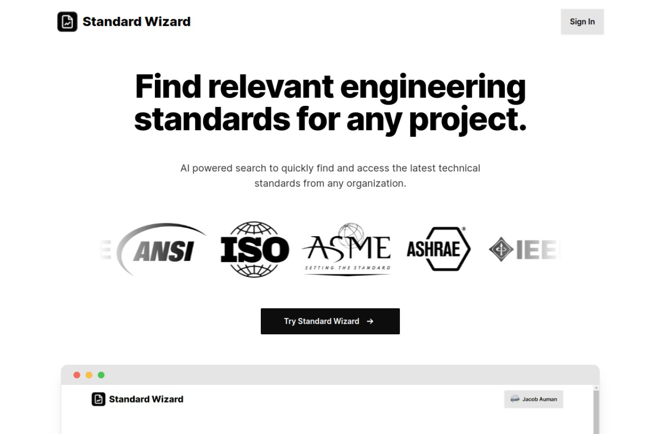 Standard Wizard官网截图