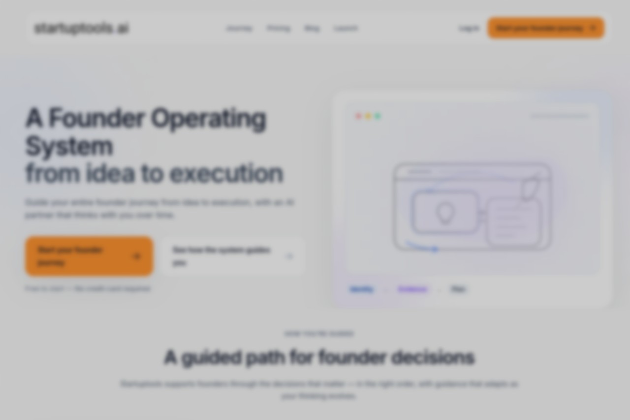 Startuptools.ai官网截图