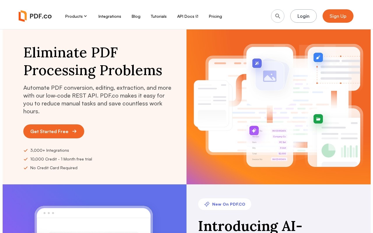 PDF.co官网截图