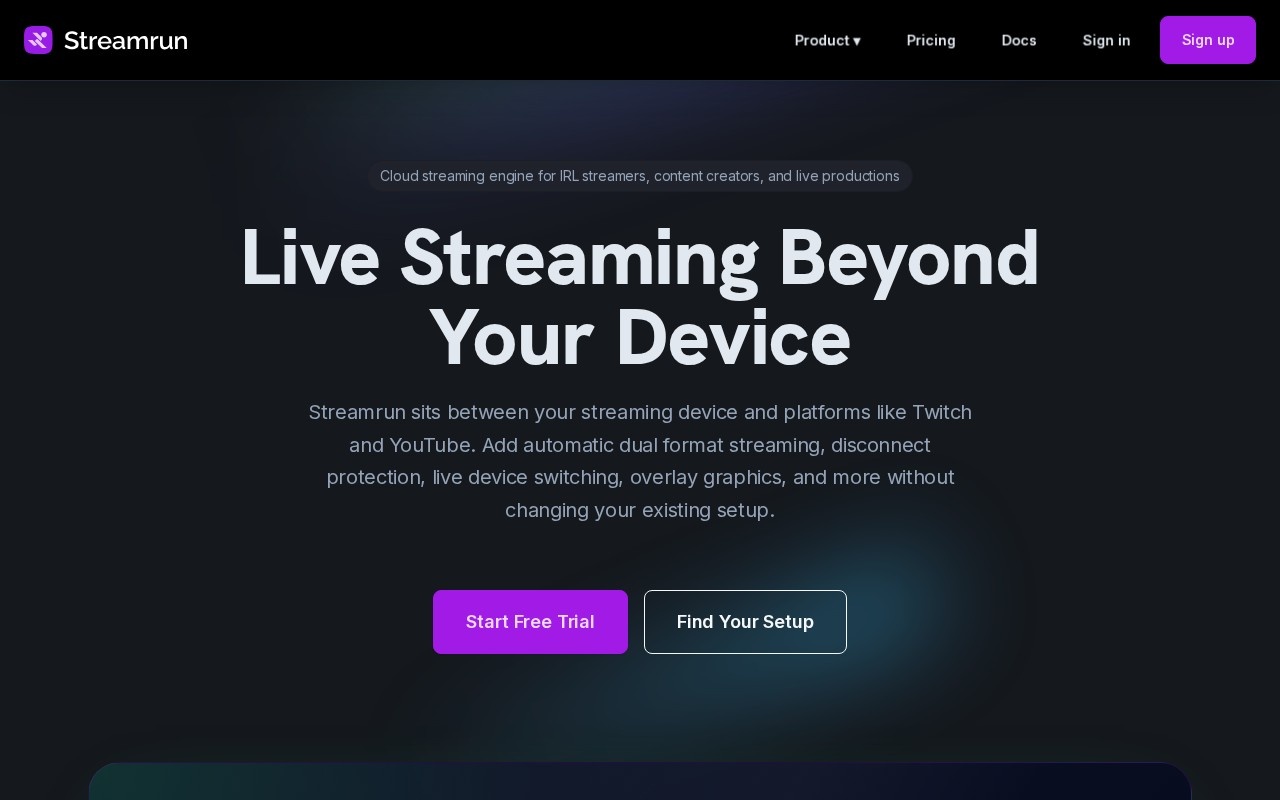 Streamrun官网截图