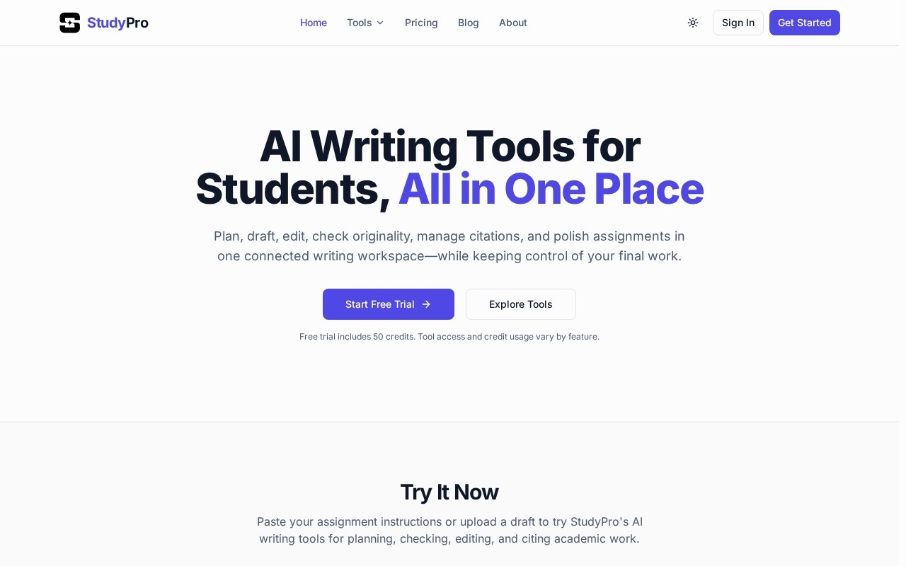 StudyPro官网截图