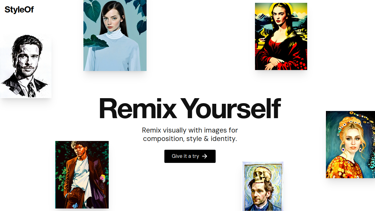 Remix Yourself官网截图