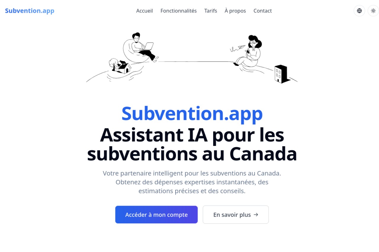 Subvention.app官网截图