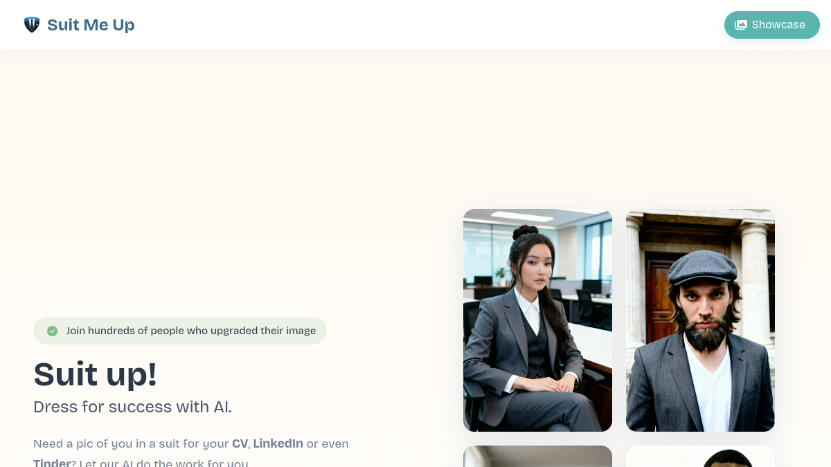 Suit Me Up官网截图