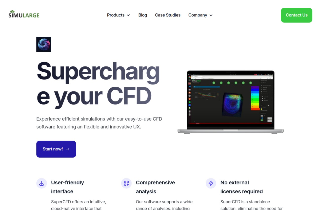 SuperCFD官网截图