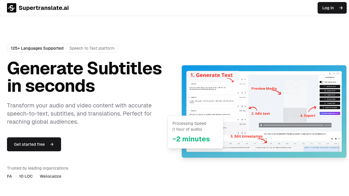 Supertranslate官网截图