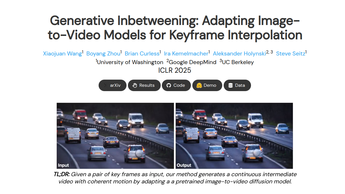 Generative Keyframe Interpolation with Forward-Backward Consistency官网截图