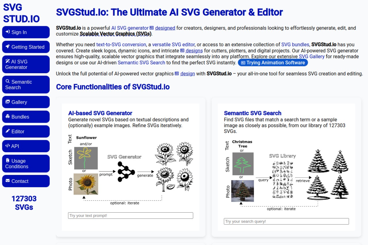 SVGStud.io官网截图