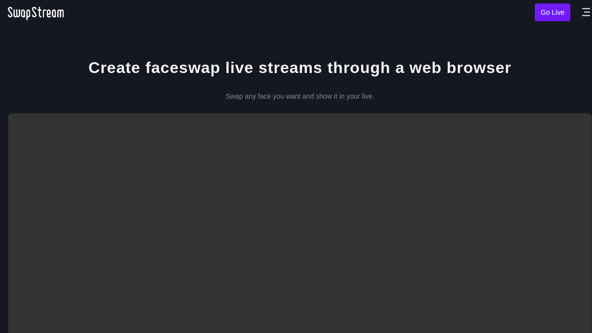 SwapStream官网截图