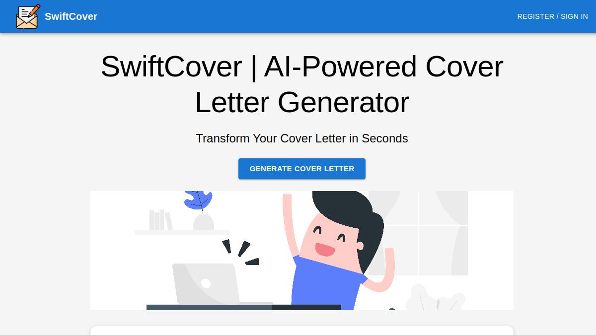 SwiftCover官网截图