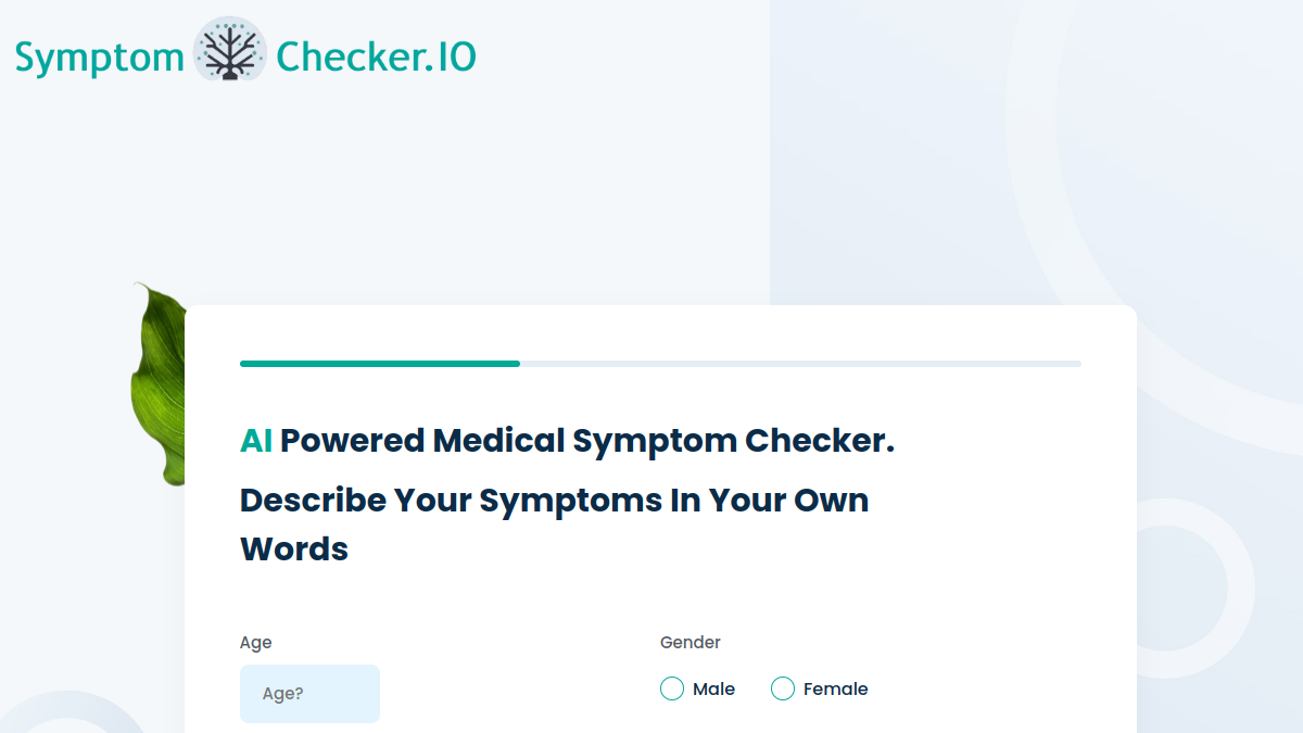 SymptomChecker.io官网截图